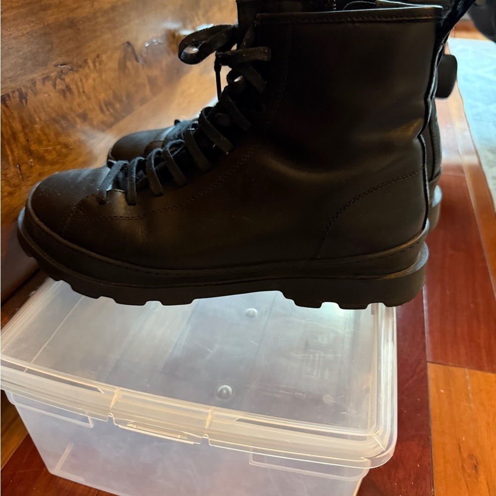 Men’s Black Leather camper Brutus Boots size 43 - Picture 3 of 6